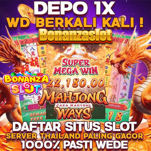 BONANZASLOT: Situs Slot Online Terbesar dengan Kualitas Terbaik